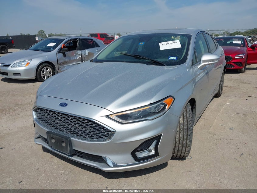 Vin: 3fa6p0d93kr242837, lot: 46692489, ford fusion titanium 20192