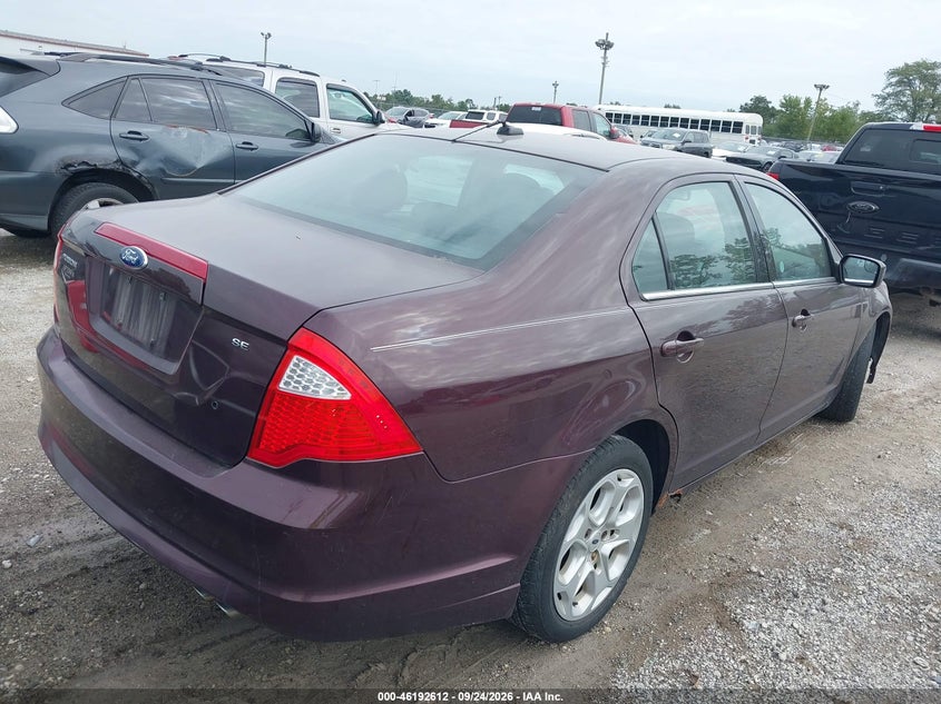 Vin: 3fahp0haxbr256084, lot: 46692496, ford fusion se 20114