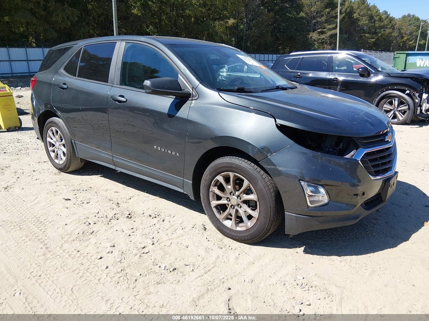 Vin: 3gnaxhev6ls600870, lot: 46692545, chevrolet equinox fwd ls 20201