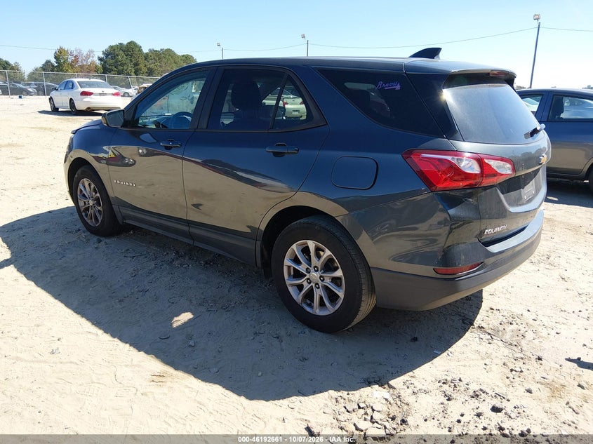 Vin: 3gnaxhev6ls600870, lot: 46692545, chevrolet equinox fwd ls 20203