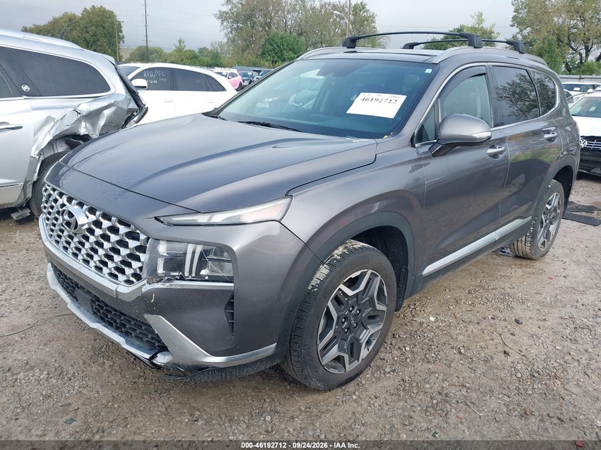 Vin: km8s3da1xnu058143, lot: 46692596, hyundai santa fe hybrid sel premium 20222