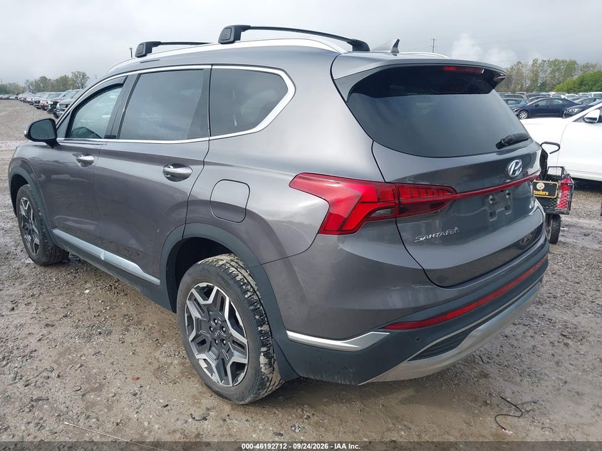 Vin: km8s3da1xnu058143, lot: 46692596, hyundai santa fe hybrid sel premium 20223