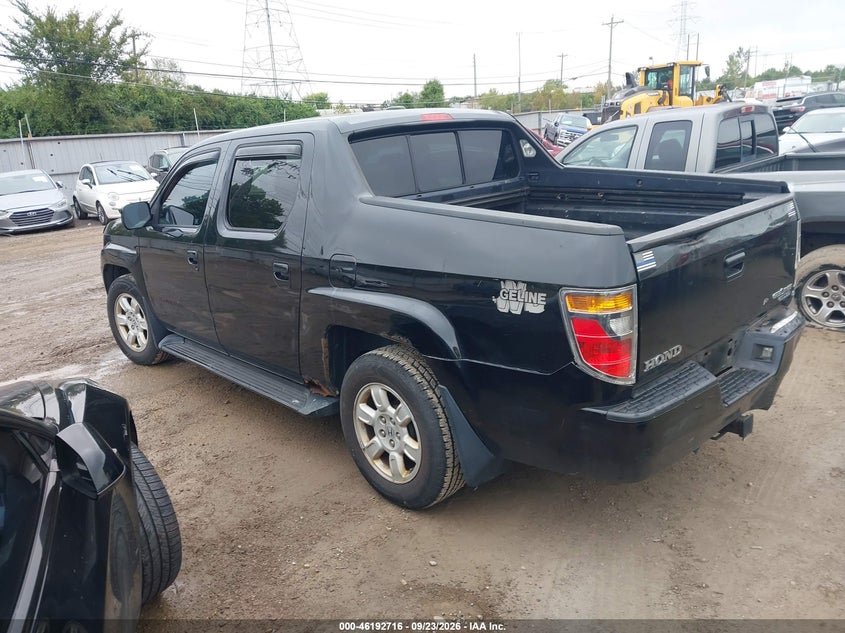 HONDA RIDGELINE 2007 VIN 2HJYK16597H522455