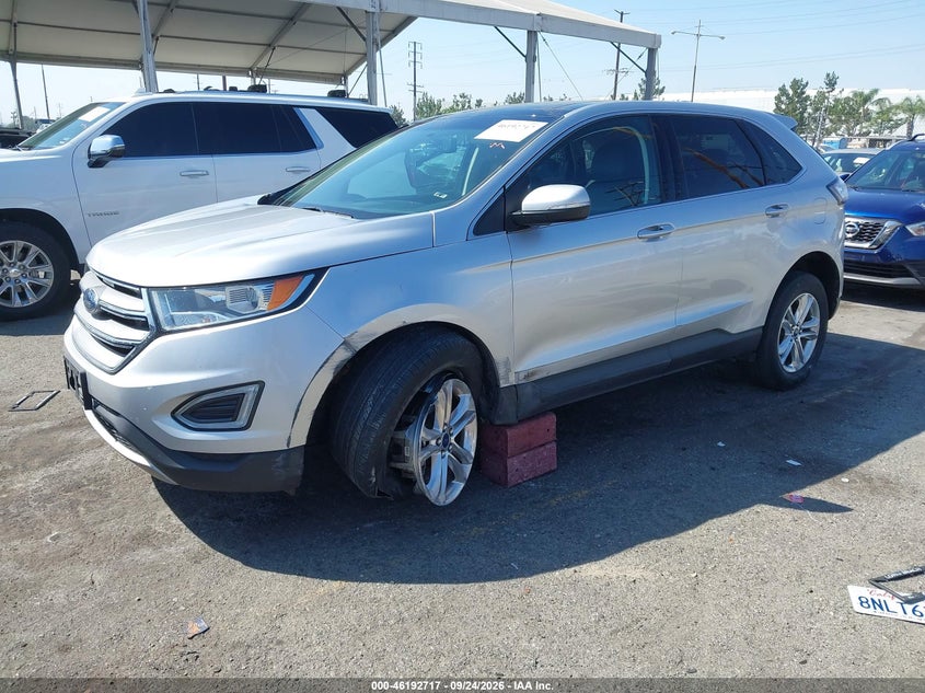 Vin: 2fmpk4j84hbb83381, lot: 46692601, ford edge sel 20172