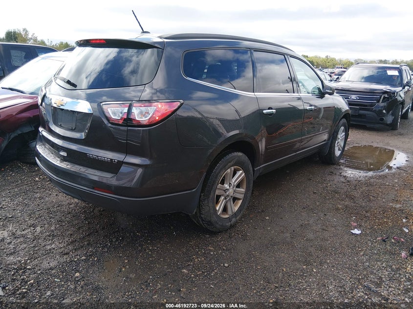 Vin: 1gnkvgkd2dj119842, lot: 46692607, chevrolet traverse 1lt 20134