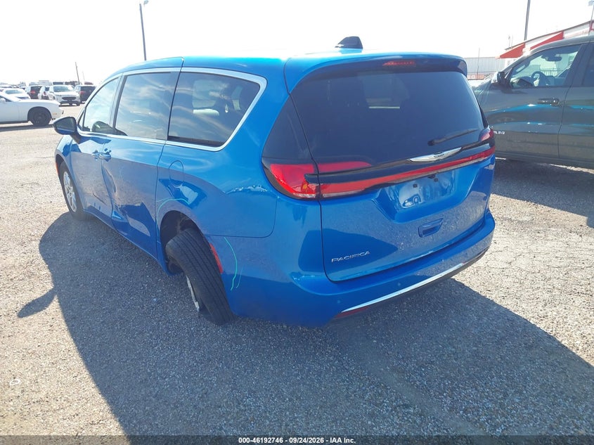 Vin: 2c4rc1bgxtr262536, lot: 46692630, chrysler pacifica select 20263