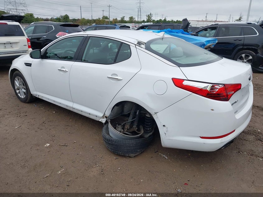 Vin: 5xxgm4a73dg242128, lot: 46692633, kia optima lx 20133