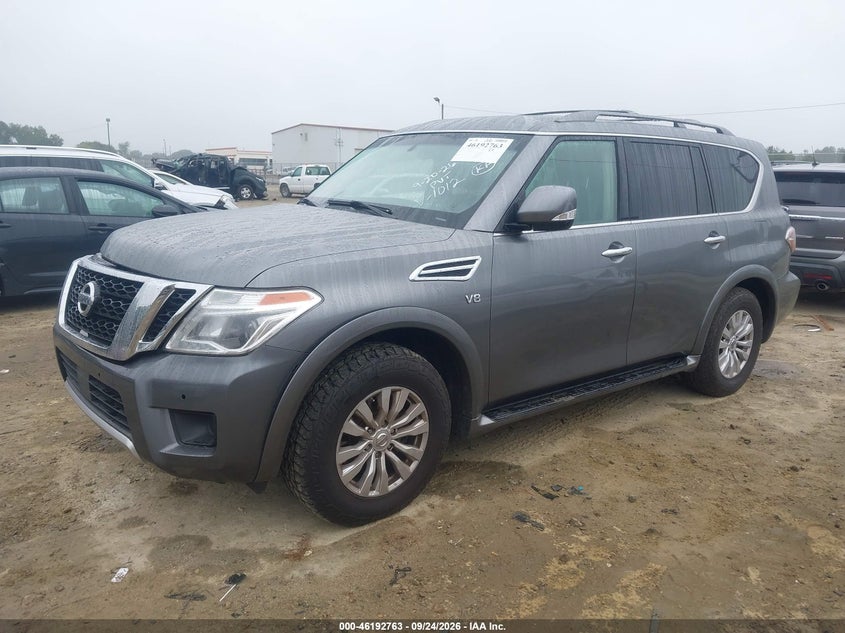Vin: jn8ay2ndxh9001012, lot: 46692647, nissan armada sv 20172