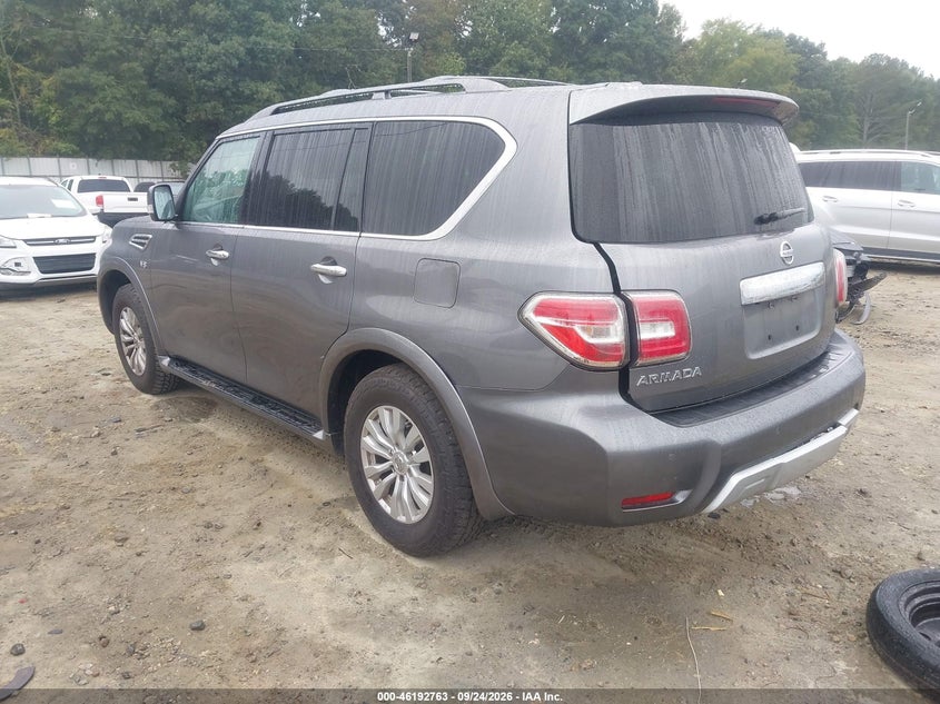 Vin: jn8ay2ndxh9001012, lot: 46692647, nissan armada sv 20173