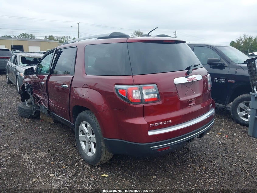 Vin: 1gkkvpkd8gj274980, lot: 46692667, gmc acadia sle 20163