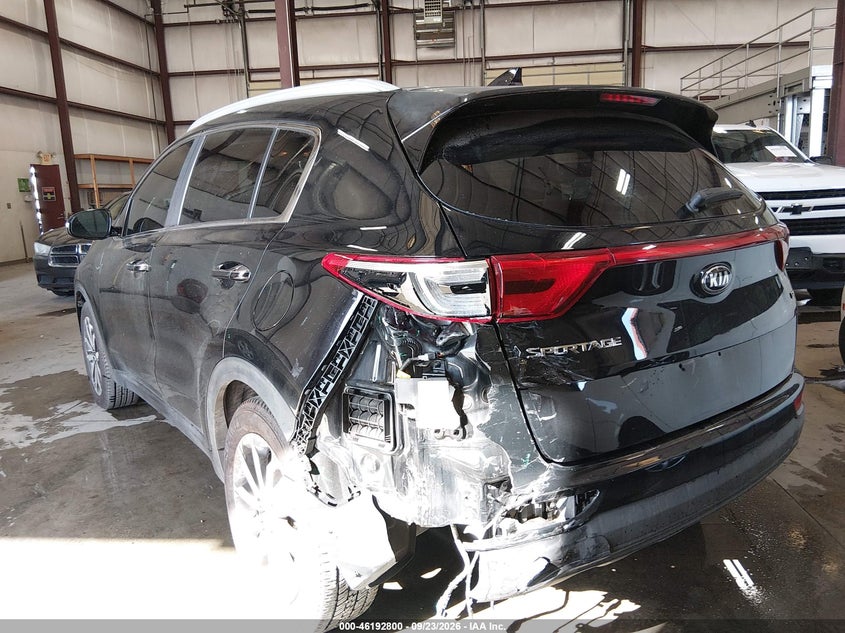 Vin: kndpn3ac3j7320657, lot: 46692684, kia sportage ex 20183
