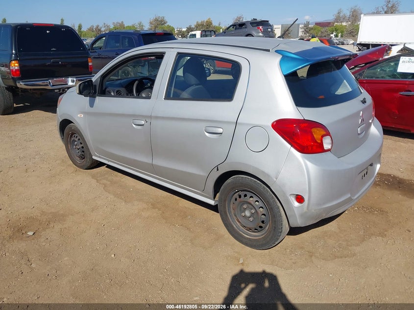 Vin: ml32a3hj9fh007496, lot: 46692689, mitsubishi mirage de/rf 20153