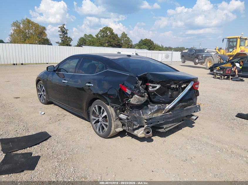 Vin: 1n4aa6ap0hc439019, lot: 46692704, nissan maxima 3.5 s 20173