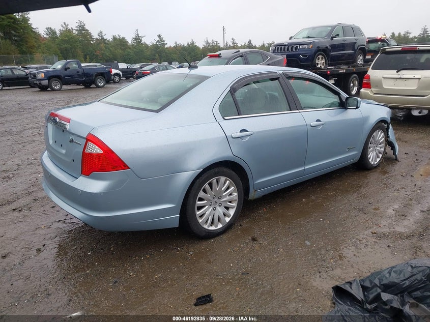 FORD FUSION HYBRID 2010 VIN 3FADP0L38AR225602