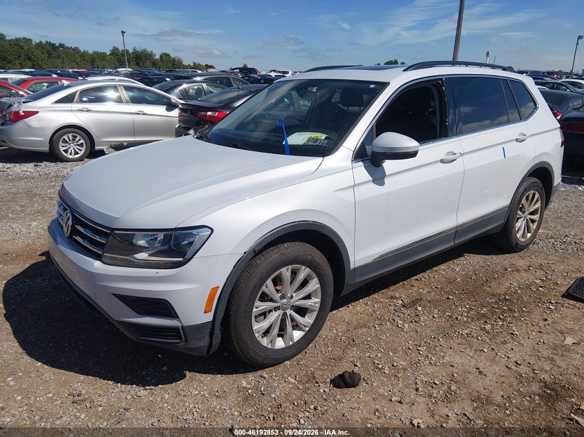 Vin: 3vv2b7ax9jm092653, lot: 46692737, volkswagen tiguan 2.0t se/2.0t sel 20182