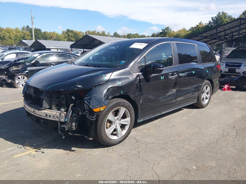 Vin: 5fnrl6h74jb056917, lot: 46692741, honda odyssey ex-l 20182