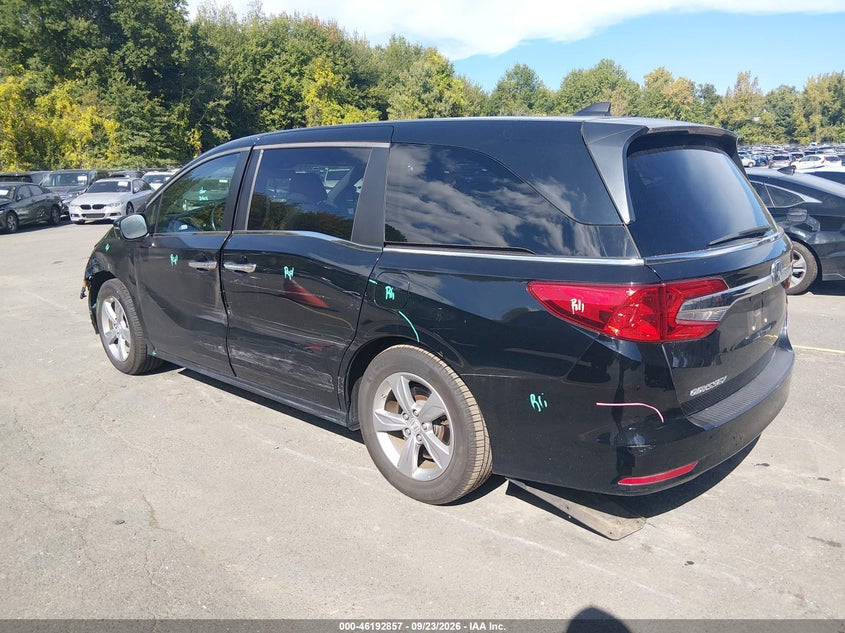 Vin: 5fnrl6h74jb056917, lot: 46692741, honda odyssey ex-l 20183