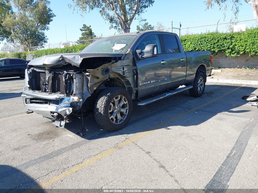Vin: 1n6ba1f44kn511798, lot: 46692747, nissan titan xd sv diesel 20192