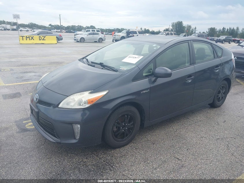 Vin: jtdkn3du0d1659348, lot: 46692761, toyota prius two 20132
