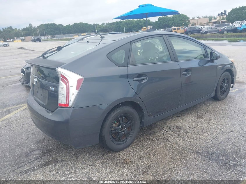 Vin: jtdkn3du0d1659348, lot: 46692761, toyota prius two 20134