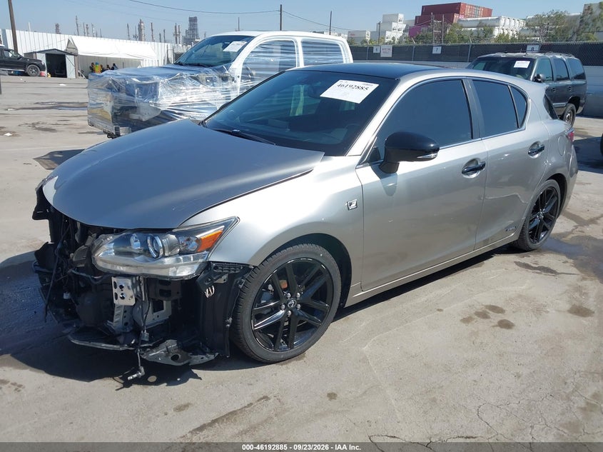 Vin: jthkd5bh9g2270418, lot: 46692770, lexus ct 200h 20162