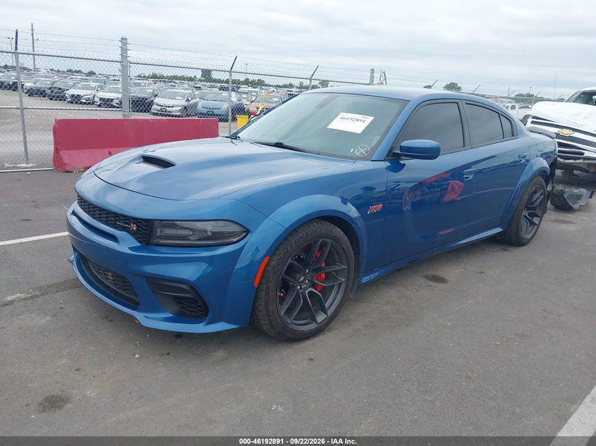 Vin: 2c3cdxgjomh541953, lot: 46692775, dodge charger scat pack widebody rwd 20212