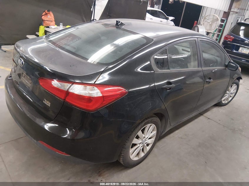 Vin: knafx4a60g5461693, lot: 46692803, kia forte lx 20164