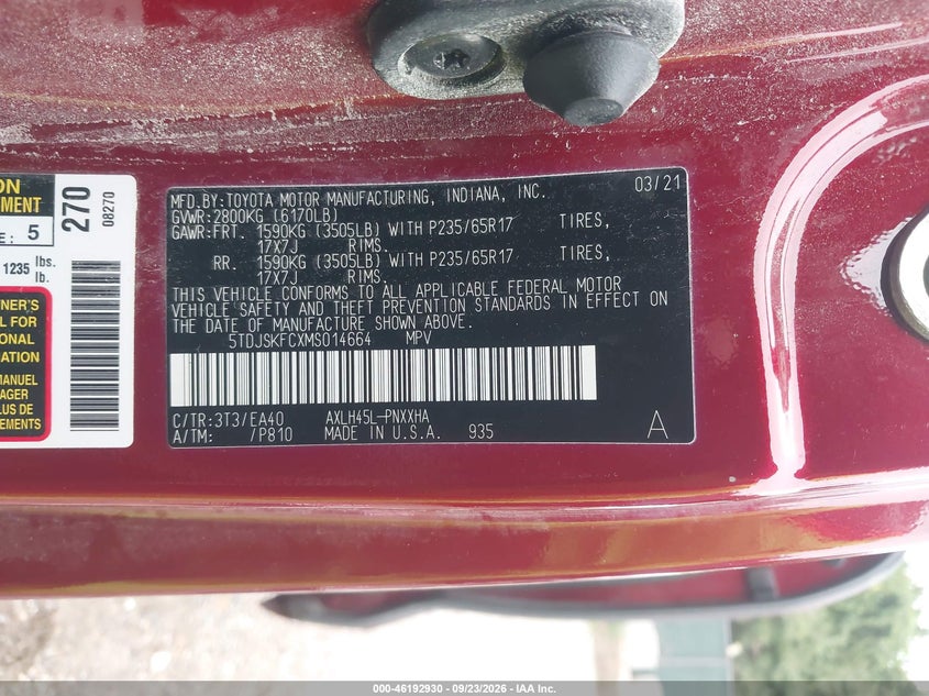 Photo 9 - TOYOTA SIENNA