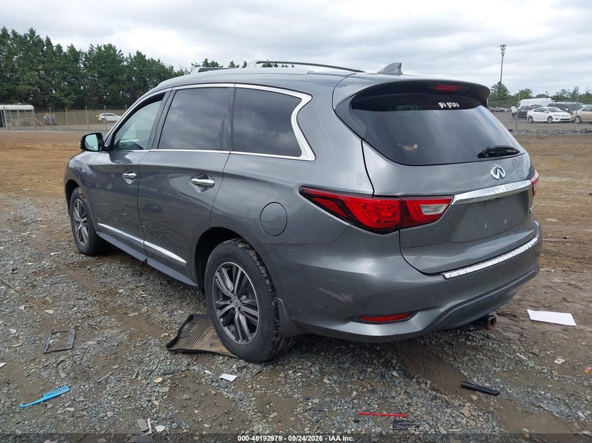 Vin: 5n1dl0mm6jc512122, lot: 46692863, infiniti qx60 20183