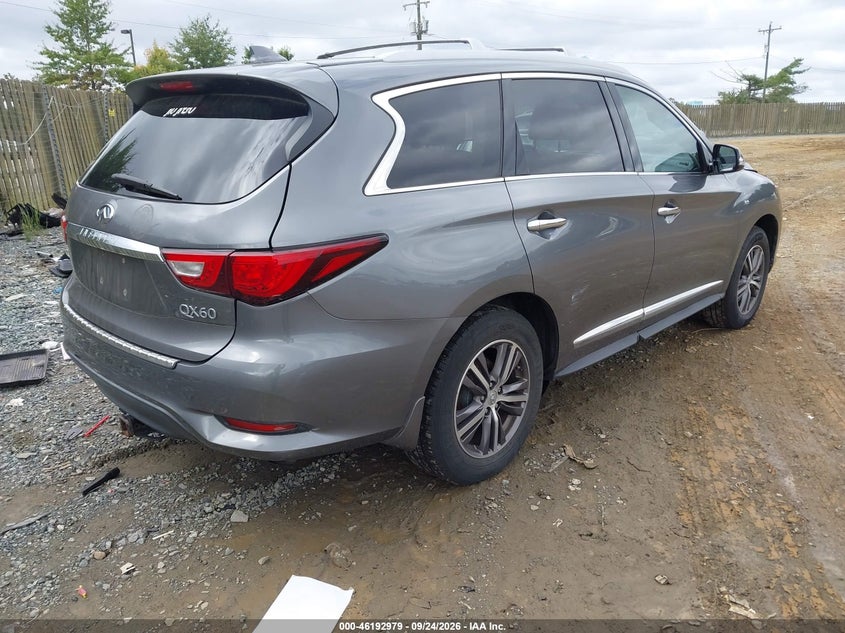 Vin: 5n1dl0mm6jc512122, lot: 46692863, infiniti qx60 20184