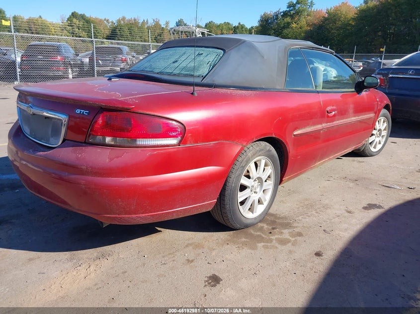 CHRYSLER SEBRING 2006 VIN 1C3EL75RX6N135600