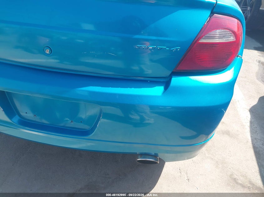 DODGE SRT4 2005 VIN 1B3ES66S05D125092