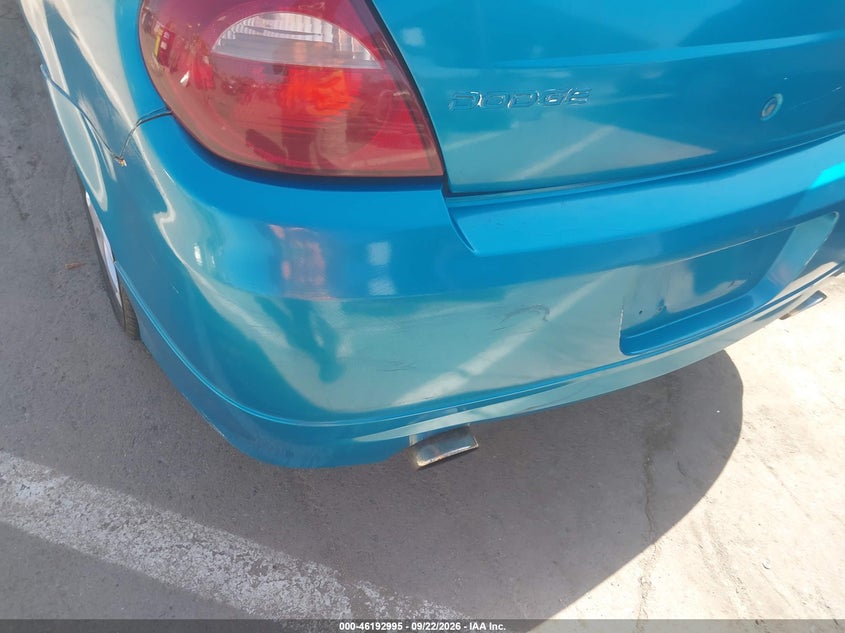 DODGE SRT4 2005 VIN 1B3ES66S05D125092