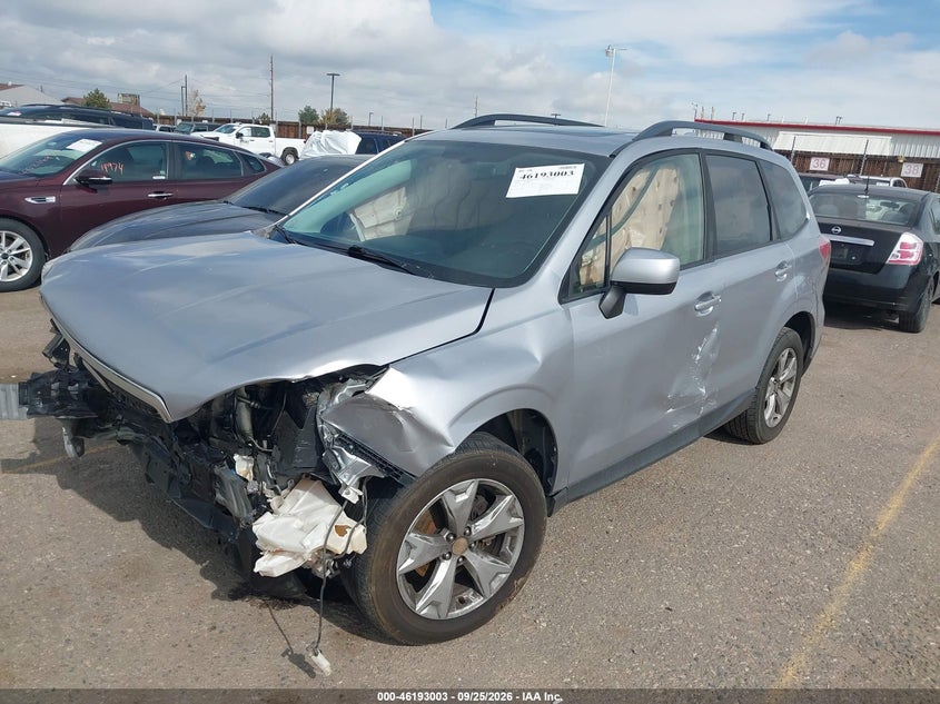 2016 Subaru Forester, Удар спереду, IAAI, VIN JF2SJADC6GH565267 — фото 2