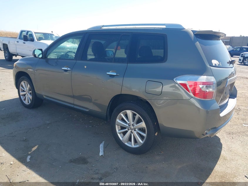 Vin: jtejw3eh9a2038203, lot: 46692891, toyota highlander hybrid limited w/3rd row 20103