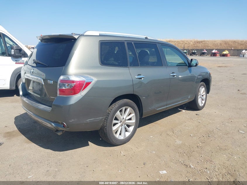 Vin: jtejw3eh9a2038203, lot: 46692891, toyota highlander hybrid limited w/3rd row 20104