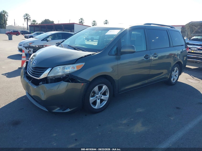 Vin: 5tdkk3dc0cs184754, lot: 46692928, toyota sienna le v6 8 passenger 20122