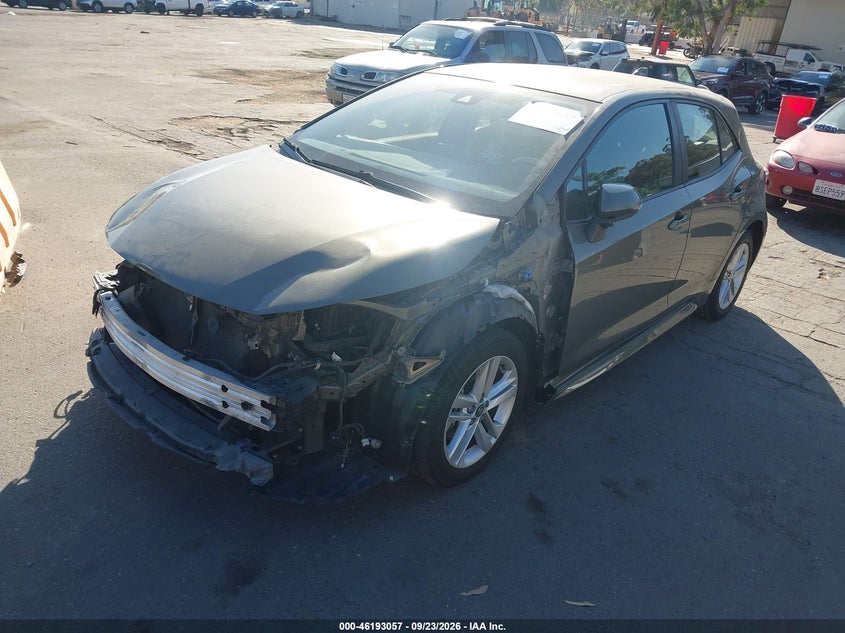 Vin: jtnk4rbe7k3054399, lot: 46692941, toyota corolla se 20192