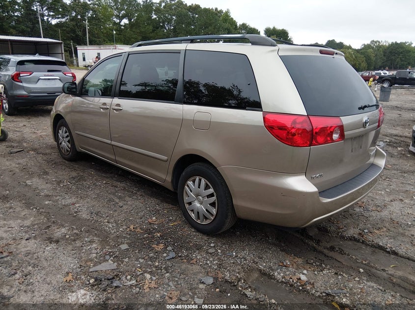 Vin: 5tdkk4cc3as316040, lot: 46692952, toyota sienna le 20103