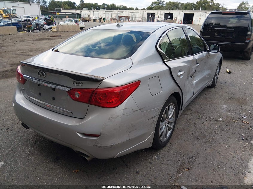 Vin: jn1bv7arxem699690, lot: 46692966, infiniti q50 premium 20144