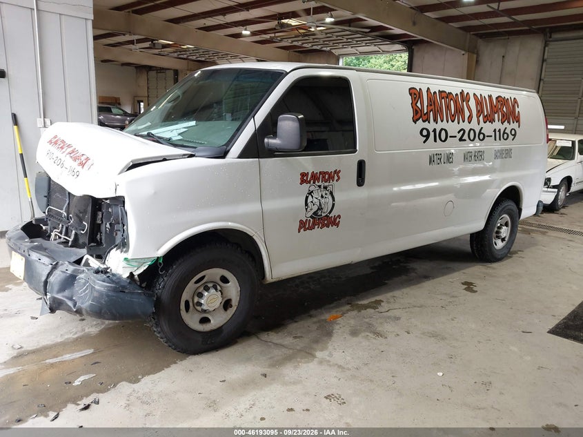 Vin: 1gczgucg8d1188852, lot: 46692979, chevrolet express 3500 work van 20132