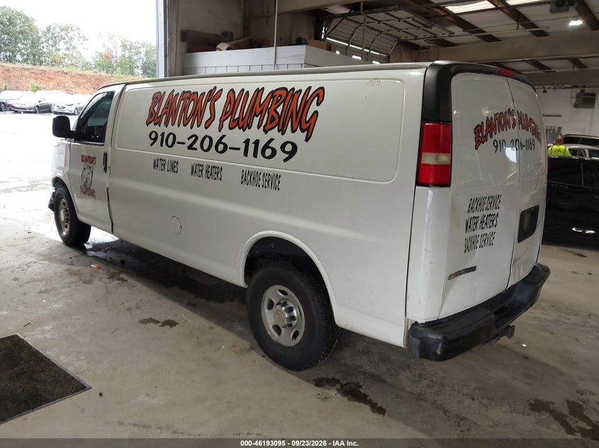 Vin: 1gczgucg8d1188852, lot: 46692979, chevrolet express 3500 work van 20133