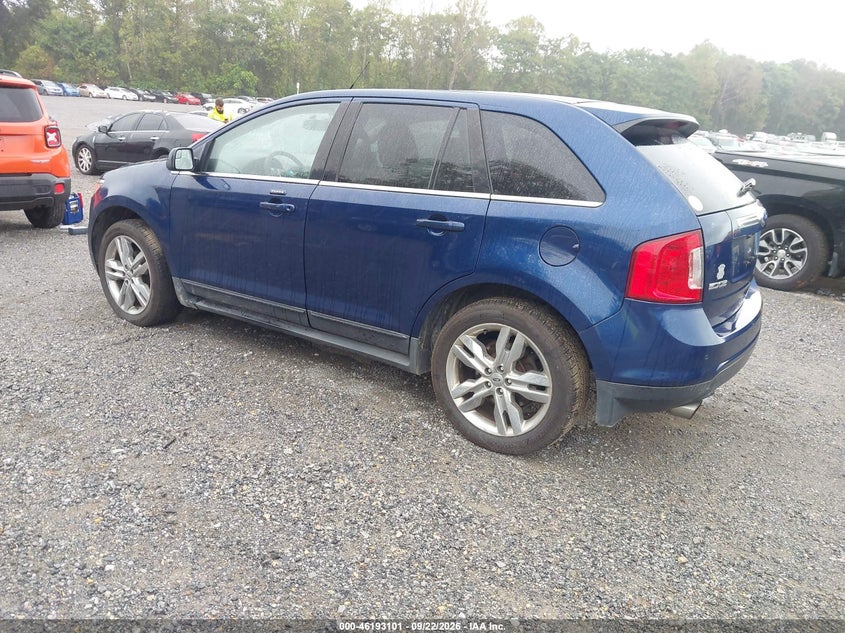 Vin: 2fmdk3k93cba67635, lot: 46692984, ford edge limited 20123