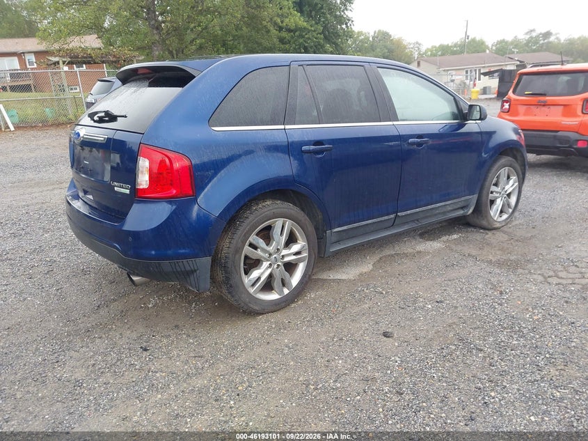 Vin: 2fmdk3k93cba67635, lot: 46692984, ford edge limited 20124