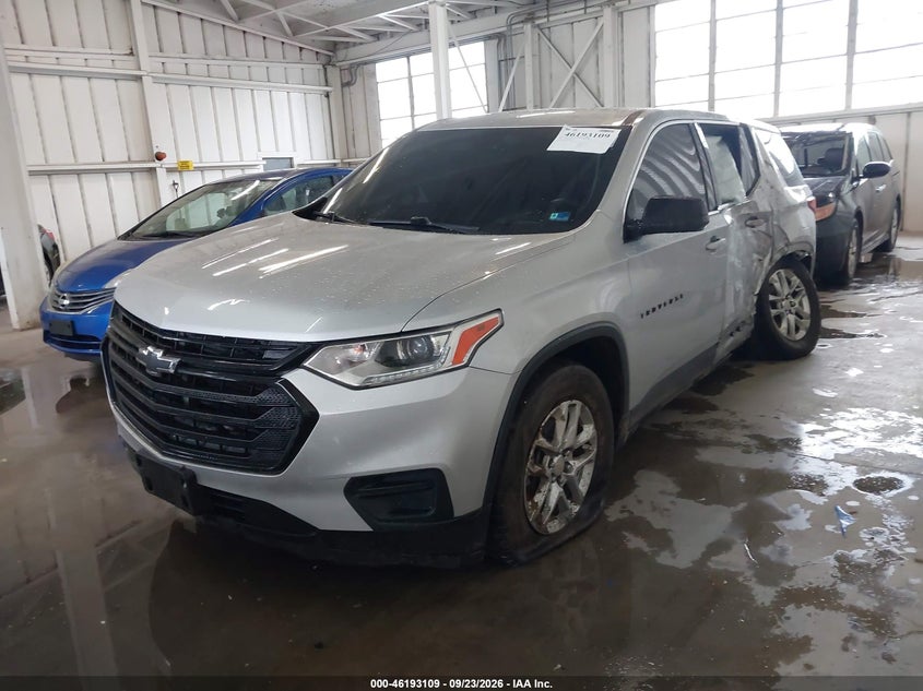 Vin: 1gnevfkw2kj255085, lot: 46692993, chevrolet traverse ls 20192