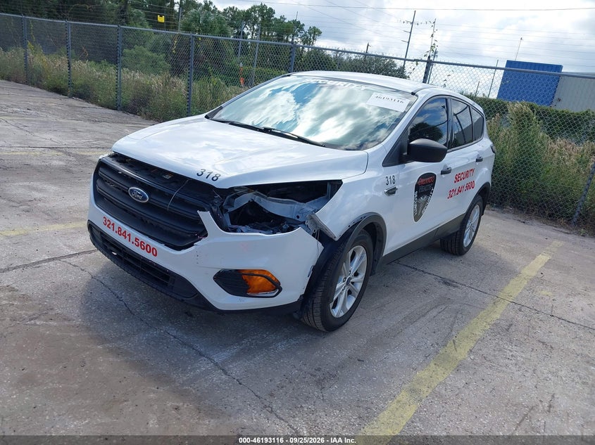 2017 Ford Escape, Front End, IAAI, VIN 1FMCU0F76HUD25001 — photo 2