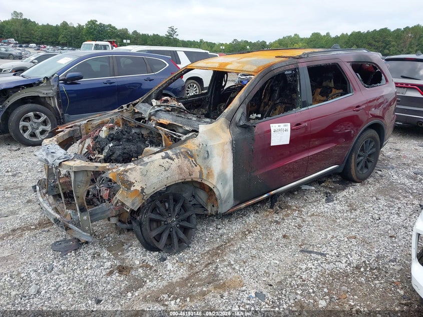 Vin: 1c4rdhag0nc194265, lot: 46693030, dodge durango sxt rwd 20222