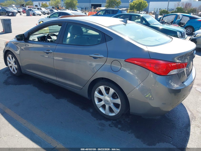 Vin: 5npdh4ae6dh271116, lot: 46693043, hyundai elantra limited 20133