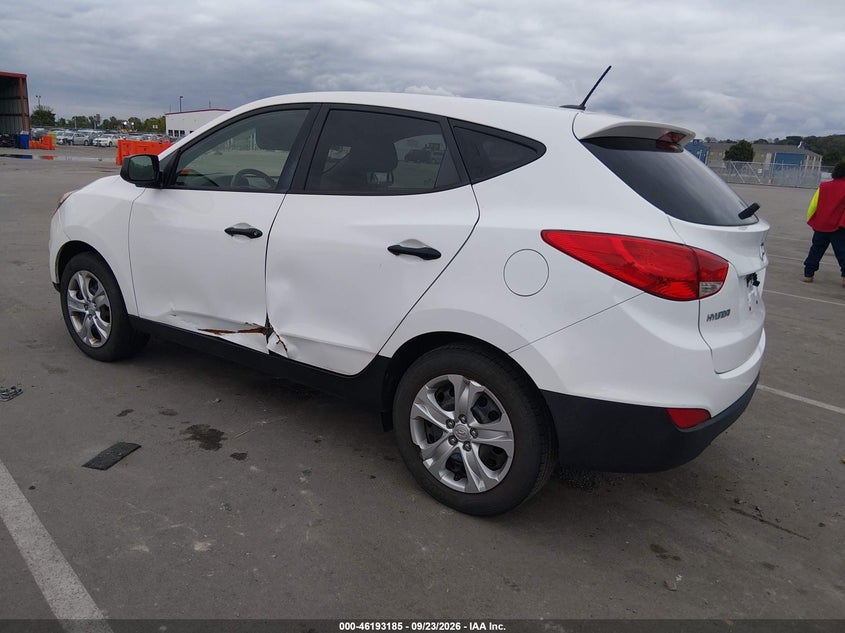 Vin: km8jt3ab2du755478, lot: 46693067, hyundai tucson gl 20133