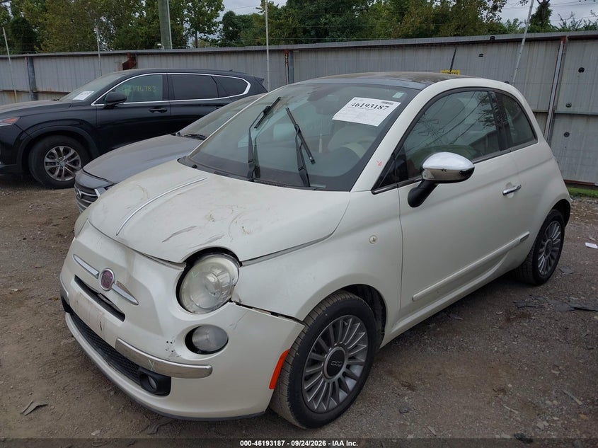 Vin: 3c3cffcr9dt533292, lot: 46693071, fiat 500 lounge 20132